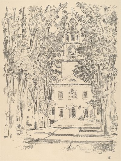 Iglesia colonial, Gloucester de Frederick Childe Hassam