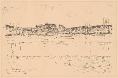 Puerto Interior de Frederick Childe Hassam