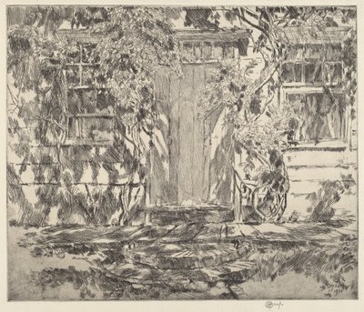 Antigua Puerta, Easthampton, 1920 de Frederick Childe Hassam