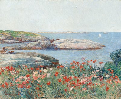 Amapolas, Islas de Shoals, 1891 de Frederick Childe Hassam