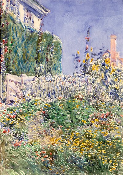 El jardín de Thaxter, 1892 de Frederick Childe Hassam