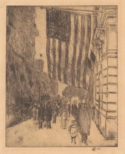 La bandera, 1917 de Frederick Childe Hassam