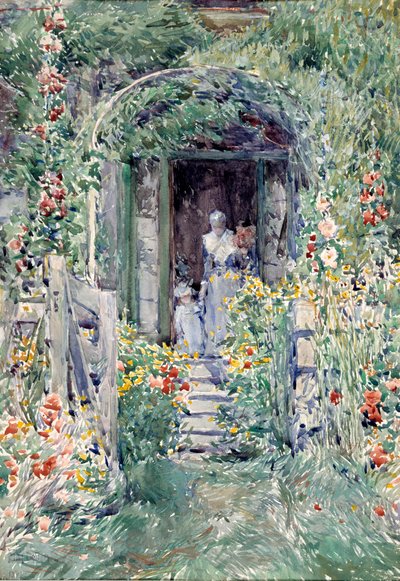 El Jardín en su Esplendor, 1892 de Frederick Childe Hassam