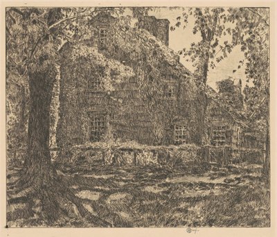 La cabaña de Home Sweet Home, Easthampton de Frederick Childe Hassam