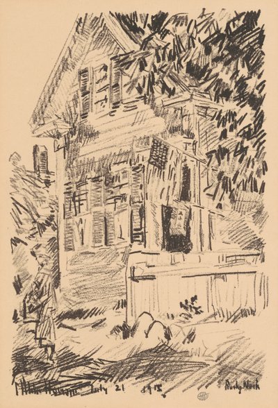 La bandera de servicio, 1918 de Frederick Childe Hassam