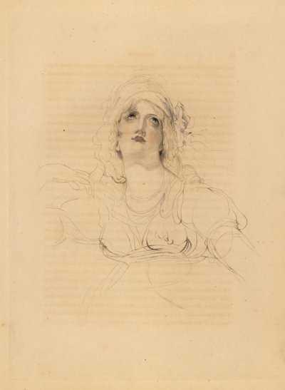 Retrato de Lady Emma Hamilton, amante de Horatio Nelson de Frederick Christian Lewis