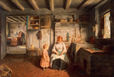 Preparando la cena de Frederick Daniel Hardy