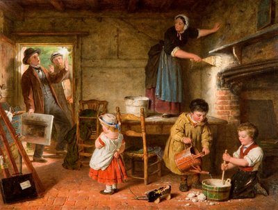 El Artista Consternado, 1866 de Frederick Daniel Hardy