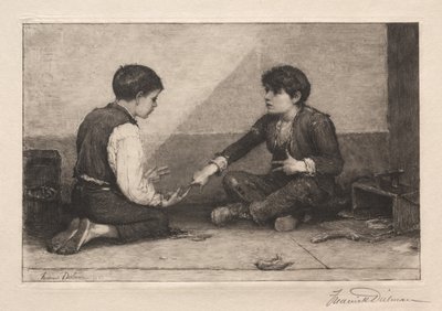 Los jugadores de Mora, 1883 de Frederick Dielman