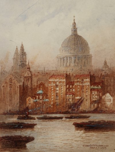 San Pablo desde Bankside de Frederick E.J. Goff