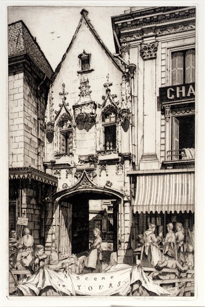 Una escena en Tours de Frederick G. Hall