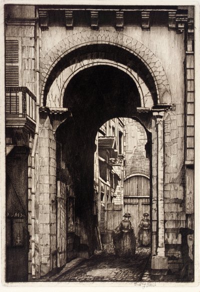 Antigua puerta de Nevers de Frederick G. Hall