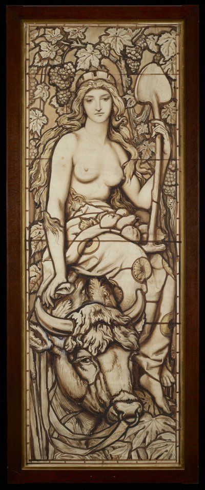Tierra, de la serie Los Cuatro Elementos, c.1888-89 de Frederick G. Smith