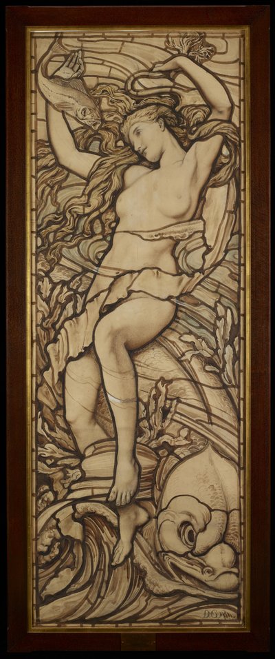 Agua, de la serie "Los Cuatro Elementos", c.1888-89 de Frederick G. Smith