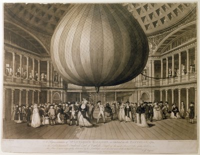 Vista interior del Panteón, Oxford Street, Londres, 1785 de Frederick George Byron