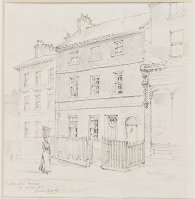 Casa de Thomas Bewick, West St., Gateshead de Frederick George Kitton