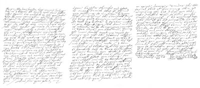 Carta de Isabel I, Reina de Inglaterra, a Jacobo VI de Escocia, c1588 1865 de Frederick George Netherclift