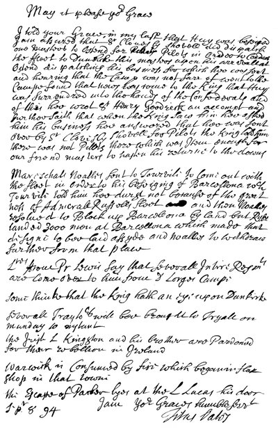 Carta de Titus Oates al duque de Bolton, 1694 1865 de Frederick George Netherclift