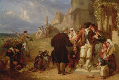 Partida del conscripto de Bretaña de Frederick Goodall