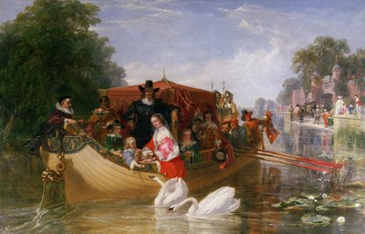 Los días más felices de Carlos I, 1855 de Frederick Goodall