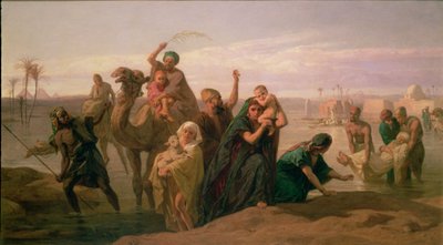 La crecida del Nilo de Frederick Goodall