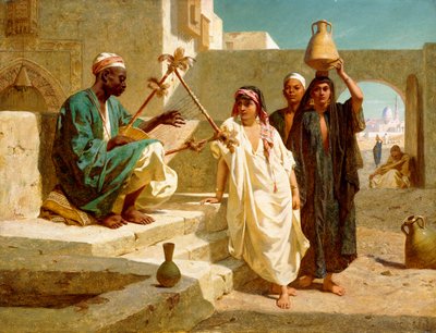 La canción del esclavo nubio, 1864 de Frederick Goodall
