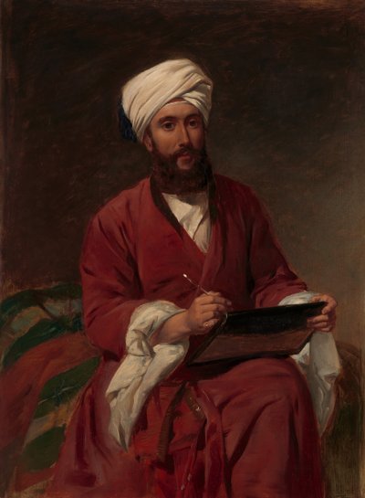 William Edward Dighton 1822-1853 con vestimenta del Medio Oriente, ca. 1852-53 de Frederick Goodall