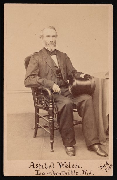 Retrato de Ashbel Welch 1809-1882, antes de 1882 de Frederick Gutekunst