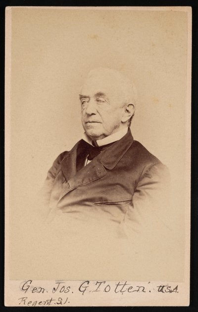 Retrato del General Joseph Gilbert Totten 1788-1864, antes de 1864 de Frederick Gutekunst