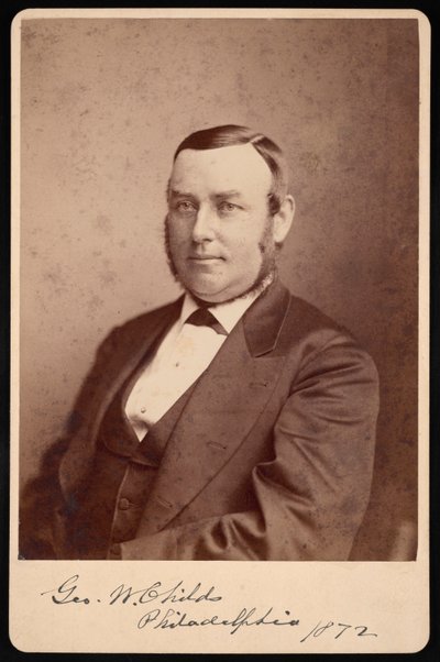 Retrato de George William Childs 1829-1894, 1872 de Frederick Gutekunst