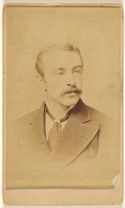 [Hombre no identificado con bigote] de Frederick Gutekunst