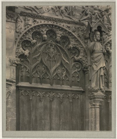 Catedral de Bourges: Cripta bajo la nave de Frederick Henry Evans