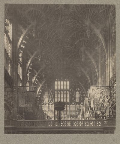 Capilla de Enrique VII: Cubierta de bóvedas de tracería en abanico de Frederick H. Evans