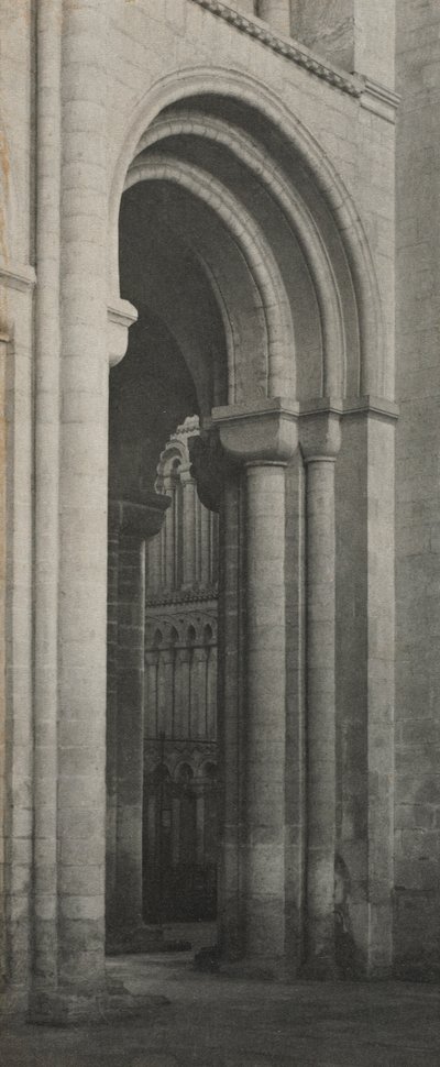 Catedral de Ely, Nave, esquina suroeste, c. 1899 de Frederick Henry Evans