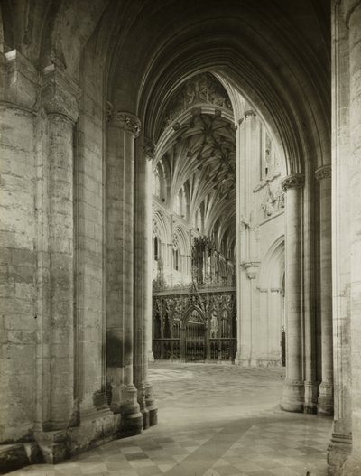 Catedral de Ely: Octógono de la nave sur de Frederick H. Evans