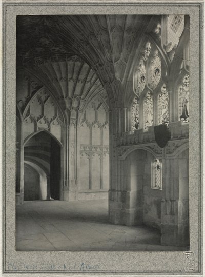 Catedral de Gloucester - Claustros: Pasillos Sur y Oeste, c. 1900 de Frederick Henry Evans