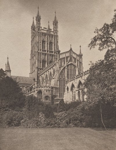 Catedral de Gloucester desde el sureste de Frederick Henry Evans