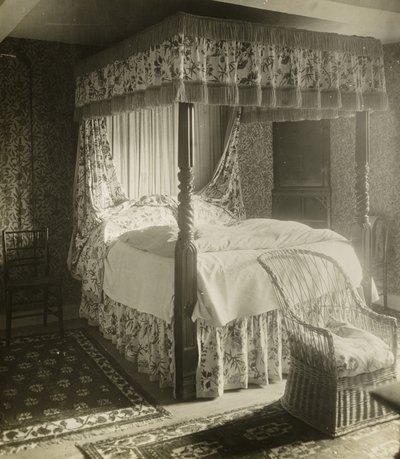 Kelmscott Manor: Bed Wm. Morris Nació En de Frederick H. Evans
