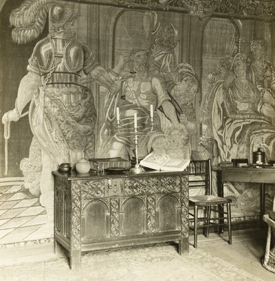 Kelmscott Manor: Detalles del tapiz de Frederick H. Evans