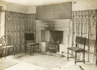 Kelmscott Manor: La Sala Verde de Frederick H. Evans