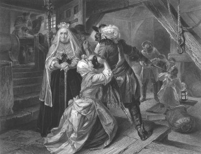 Arresto de Alice Lisle por albergar fugitivos de la Batalla de Sedgemoor de Frederick Heath