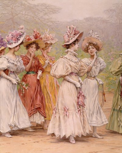 El paseo marítimo (óleo sobre lienzo) de Frederick Hendrick Kaemmerer