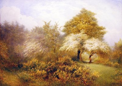 Primavera en Epping cerca de Buckhurst Hill de Frederick Henry Evans