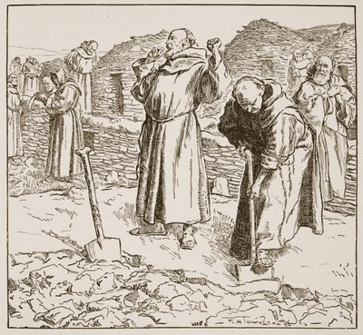 Agricultura monástica, ilustración de 