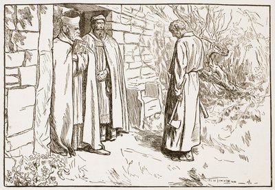 Owini en el monasterio, ilustración de 
