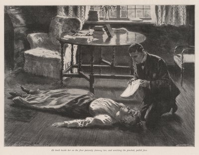 El ermitaño de los tejos, por E. Nesbit de Frederick Henry Townsend