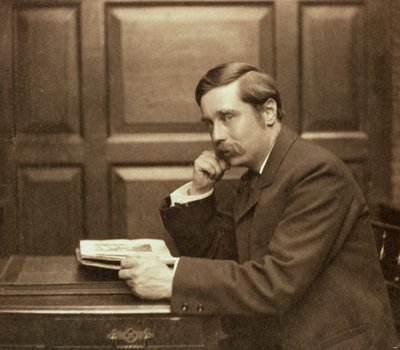 HG Wells, autor británico de Frederick Hollyer