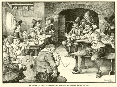 Hablador en la taberna de Frederick Hurten Rhead