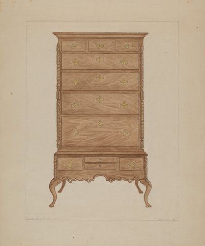 Cómoda alta de Frederick Jackson