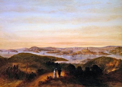 Sídney desde la costa norte de Frederick James Jobson